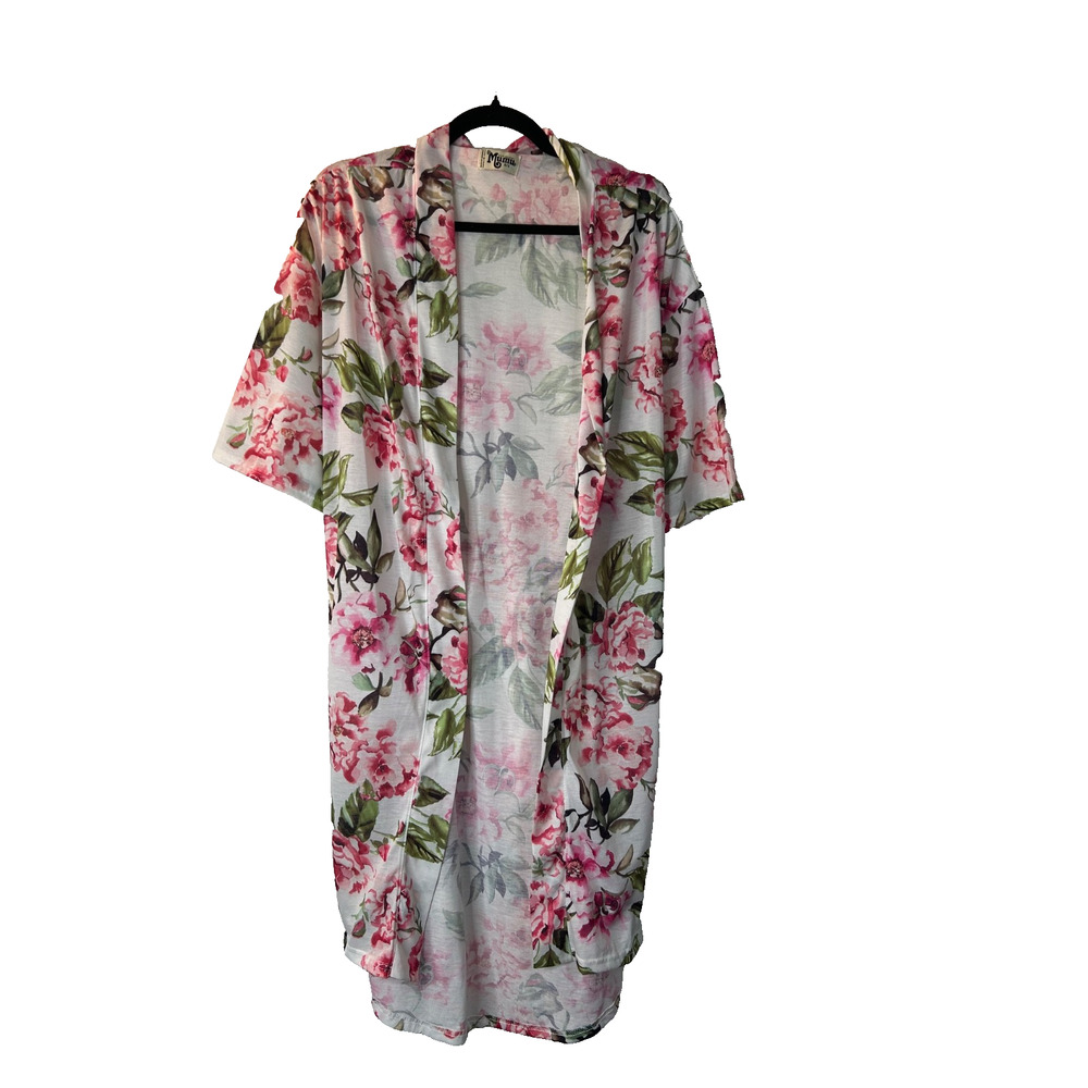 Show Me Your Mumu Brie Floral Thin Robe Womens Belted Garden of Blooms One Size